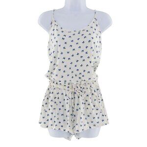 GapBody Cami Romper Womens S White Y2K Style Lounge Butterflycore Casual Weekend